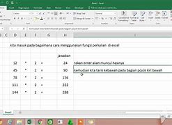 Perkalian Pada Excel Ditandai Dengan Simbol